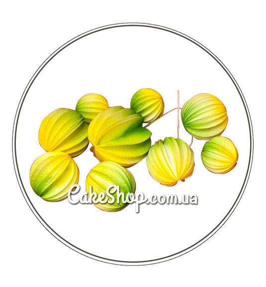 ⋗ Вафельные шары Желто-зеленые 9 шт ТМ Сладо купить в Украине ➛ CakeShop.com.ua, фото