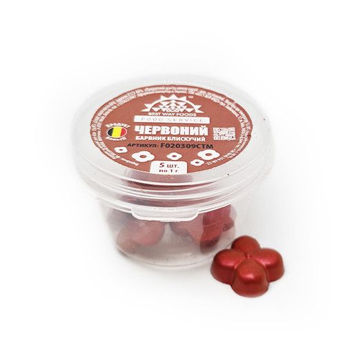 ⋗ Барвник жиророзчинний Power Flower Sparkle Red, блискучий червоний 5 г купити в Україні ➛ CakeShop.com.ua, фото