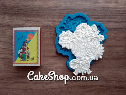 ⋗ Силиконовый молд Кружево цветочное 4 купить в Украине ➛ CakeShop.com.ua, фото