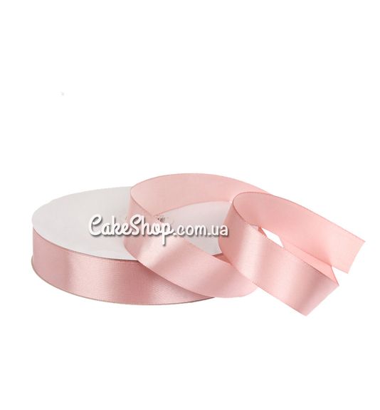 ⋗ Лента атласная Персиковая 25 мм, 90 м купить в Украине ➛ CakeShop.com.ua, фото