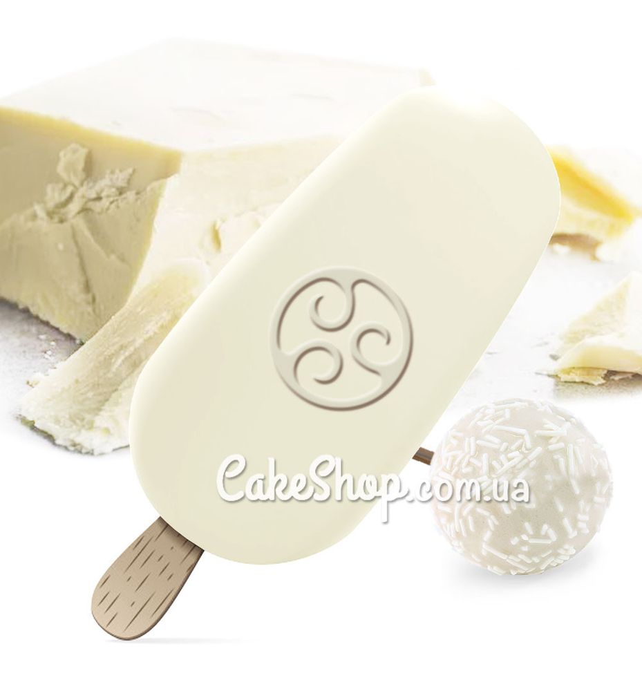 Шоколад Callebaut Ice Chocolate White 38,5% для покрытия мороженого (темперированный), 100г - фото
