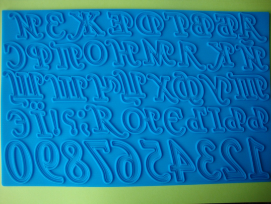 ⋗ Силиконовый молд Алфавит русско-украинский с цифрами ( коврик ) купить в Украине ➛ CakeShop.com.ua, фото