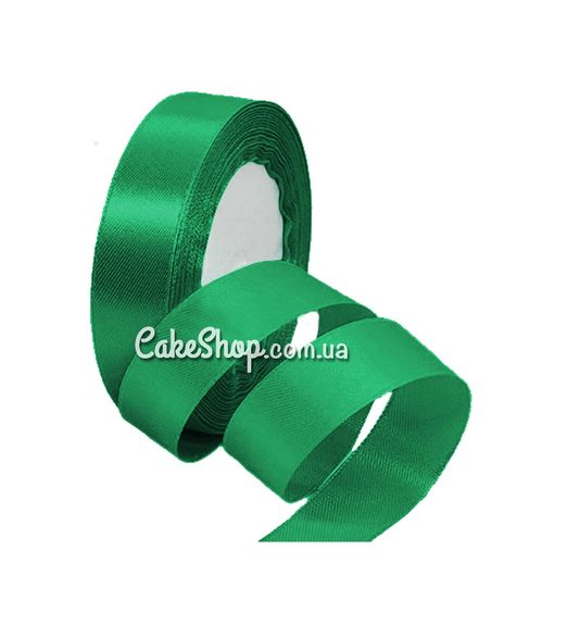 ⋗ Стрічка атласна Малахітова 12 мм купити в Україні ➛ CakeShop.com.ua, фото