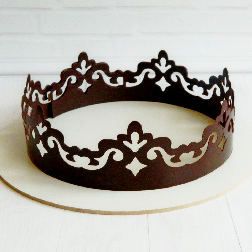 ⋗ Трафарет борт для шоколада Ришелье купить в Украине ➛ CakeShop.com.ua, фото