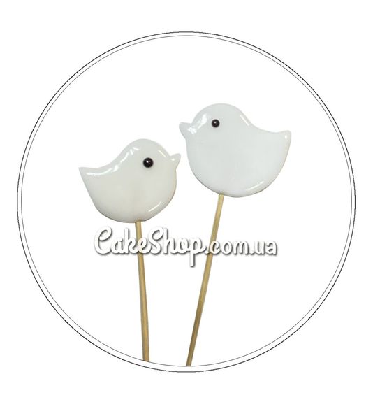 ⋗ Леденцы из изомальта Курчатка белое, 1 штука купить в Украине ➛ CakeShop.com.ua, фото