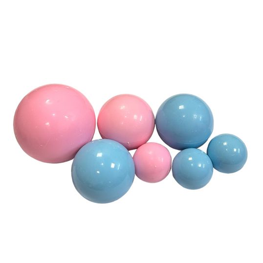 ⋗ Сфера шоколадная SD Голубые-розовые купить в Украине ➛ CakeShop.com.ua, фото