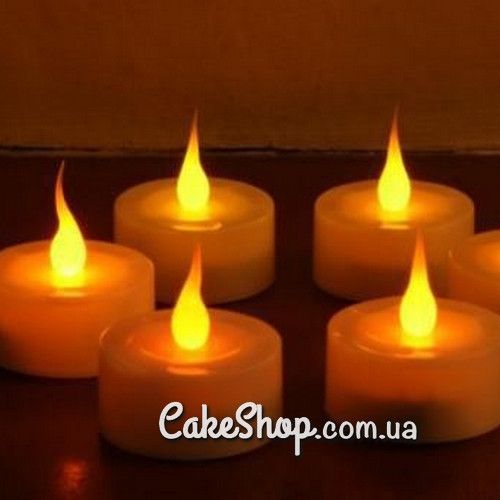 ⋗ Свеча светодиодная мерцающая на батарейке купить в Украине ➛ CakeShop.com.ua, фото