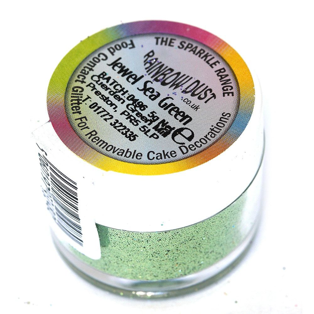 ⋗ Блискітки Rainbow Jewel Sea Green купити в Україні ➛ CakeShop.com.ua, фото