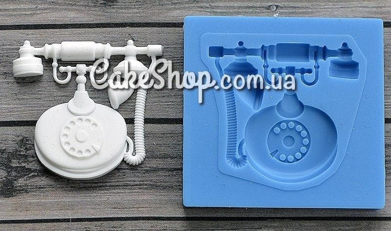 ⋗ Силіконовий молд Телефон ретро купити в Україні ➛ CakeShop.com.ua, фото