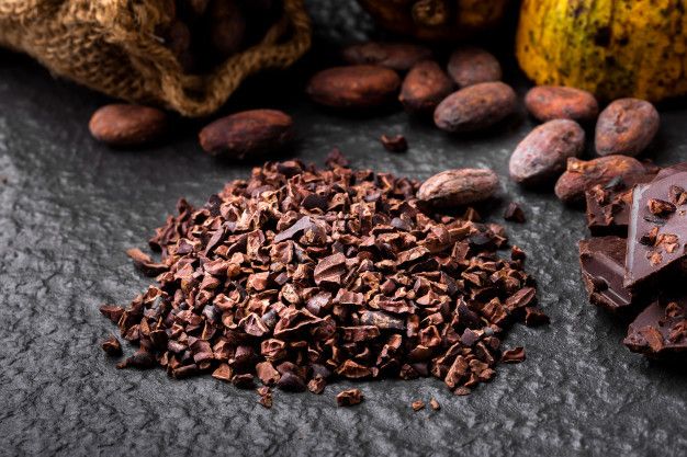 ⋗ Подрібнені какао-боби Nibs Сallebaut, 50 г купити в Україні ➛ CakeShop.com.ua, фото