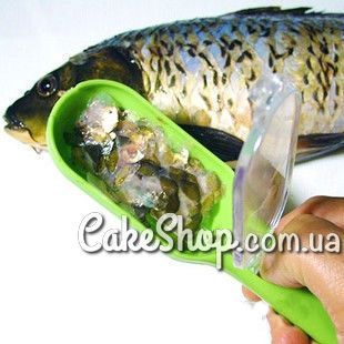 ⋗ Рыбочистка с ножом и контейнером купить в Украине ➛ CakeShop.com.ua, фото