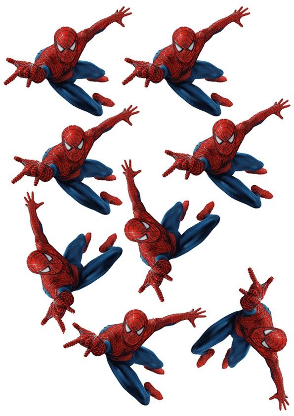 Вафельная картинка Человек-паук 8 - фото