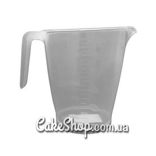 ⋗ Мірна кружка пластикова з носиком V 1000 мл купити в Україні ➛ CakeShop.com.ua, фото