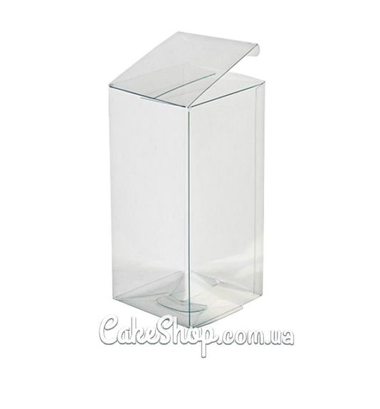 ⋗ Коробка прозора для моті, макаронс 6,5х6,5х11 см купити в Україні ➛ CakeShop.com.ua, фото