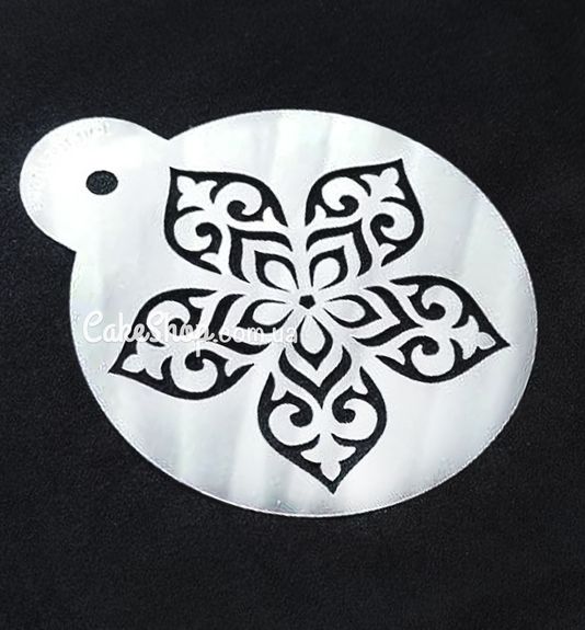 ⋗ Трафарет Сніжинка 4 купити в Україні ➛ CakeShop.com.ua, фото