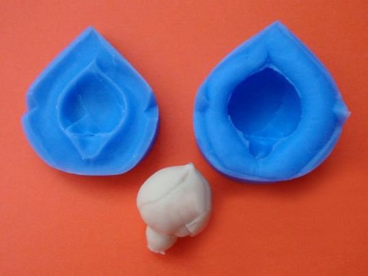 ⋗ Силіконовий молд 3Д Бутон троянди 1 купити в Україні ➛ CakeShop.com.ua, фото