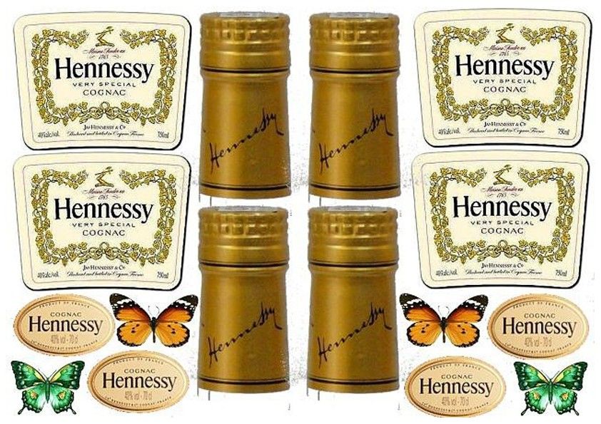 ⋗ Вафельная картинка Hennessy купить в Украине ➛ CakeShop.com.ua, фото
