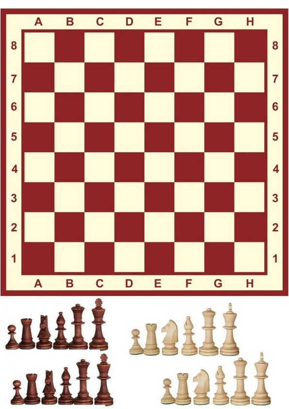 Вафельная картинка Шахматы - фото
