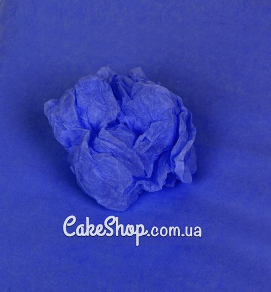 ⋗ Папір тішью LP синій 17г/м, 10 аркушів купити в Україні ➛ CakeShop.com.ua, фото