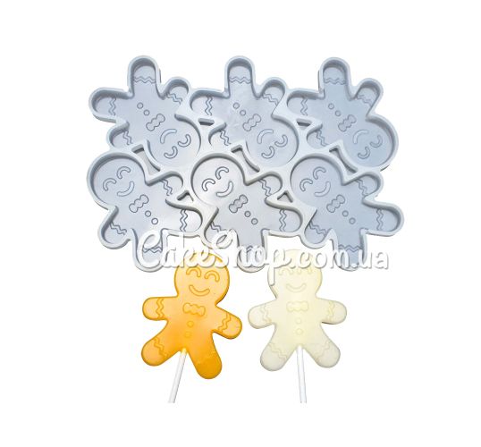 ⋗ Силіконова форма для льодяників Пряники купити в Україні ➛ CakeShop.com.ua, фото