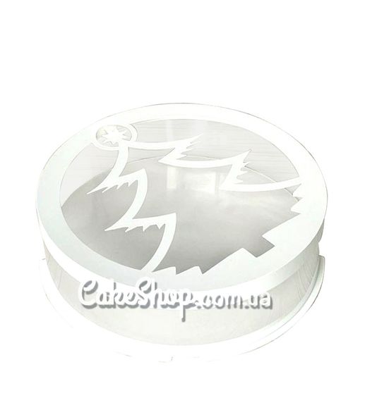 ⋗ Коробка для торта, квітів, іграшок Тубус кришка Ялинка d-25, h-15 см купити в Україні ➛ CakeShop.com.ua, фото