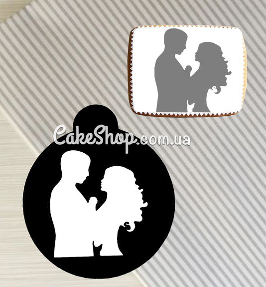 ⋗ Трафарет для тортів, пряників, кави Пара купити в Україні ➛ CakeShop.com.ua, фото
