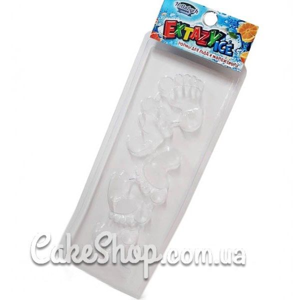 ⋗ Пластикова форма для шоколаду Сліди купити в Україні ➛ CakeShop.com.ua, фото
