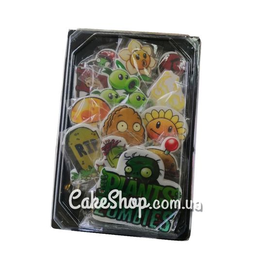 ⋗ Цукрові фігурки топери MAXI Зомбі проти рослин ТМ ДімК купити в Україні ➛ CakeShop.com.ua, фото