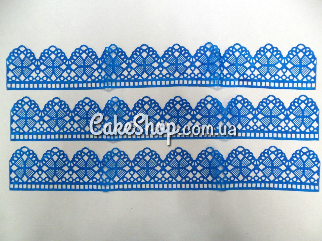 ⋗ Кружево из айсинга №6 Синее купить в Украине ➛ CakeShop.com.ua, фото