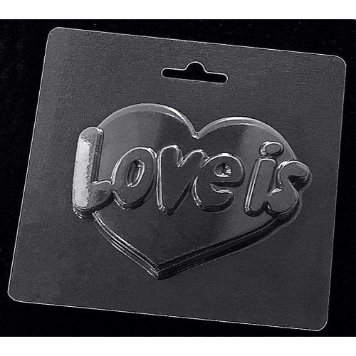 ⋗ Пластиковая форма для шоколада LOVE IS ... купить в Украине ➛ CakeShop.com.ua, фото