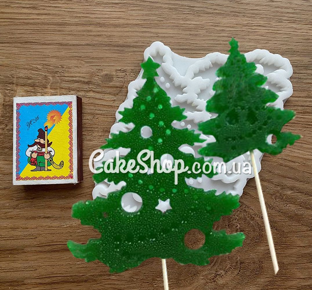 ⋗ Силиконовый молд Елки 7 купить в Украине ➛ CakeShop.com.ua, фото