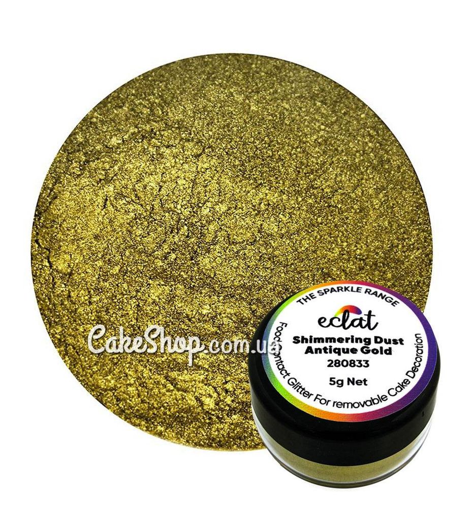 Глиттер Eclat Shimmering Dust Antique Gold, 5 г - фото