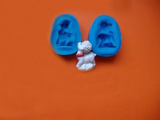 ⋗ Силиконовый молд 3Д Ягненок мини купить в Украине ➛ CakeShop.com.ua, фото