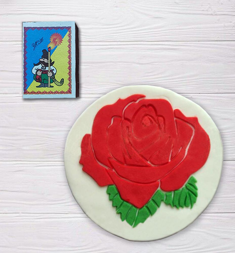 Силіконовий килимок Троянда - фото