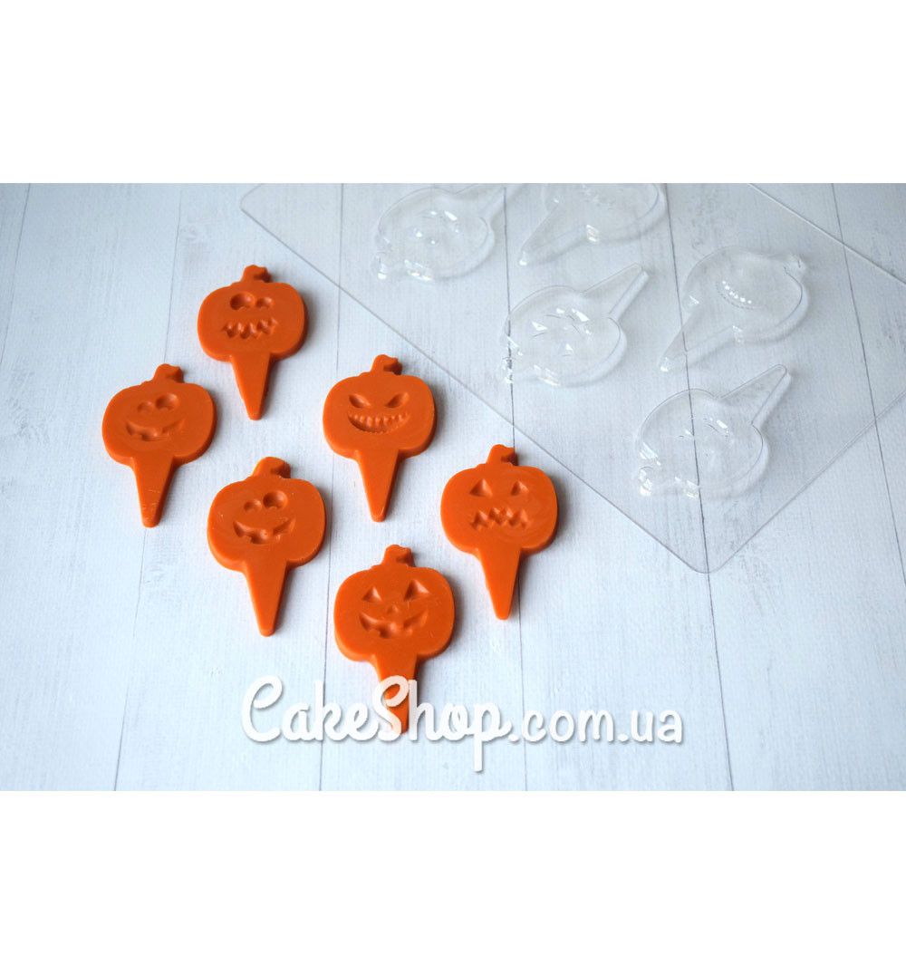 ⋗ Пластиковая форма для шоколада топпер Halloween 3 купить в Украине ➛ CakeShop.com.ua, фото