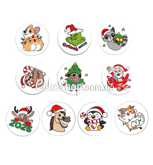 ⋗ Медово-имбирный пряник Новогодний с предвидением, 1 шт купить в Украине ➛ CakeShop.com.ua, фото