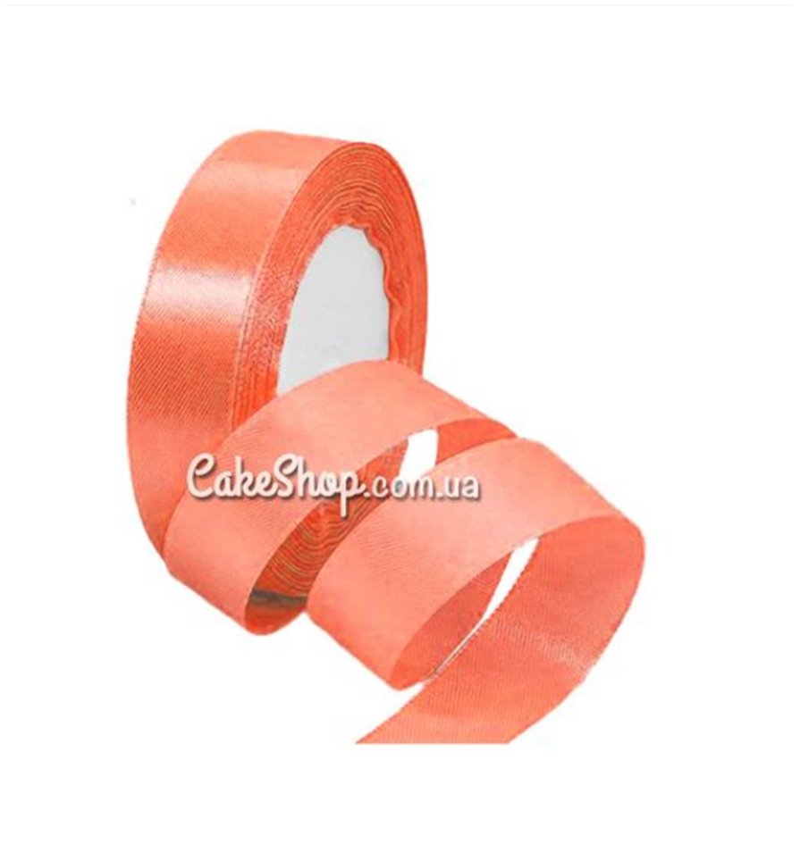 Лента атласная Персиковая  12 мм - фото