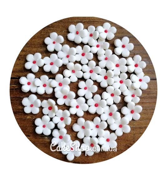 ⋗ Сахарные фигурки Яблоневый цвет белый купить в Украине ➛ CakeShop.com.ua, фото