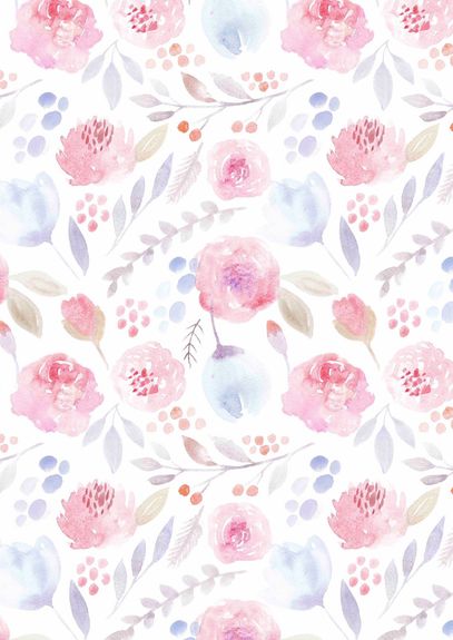 ⋗ Вафельная картинка Цветочный принт 6 купить в Украине ➛ CakeShop.com.ua, фото