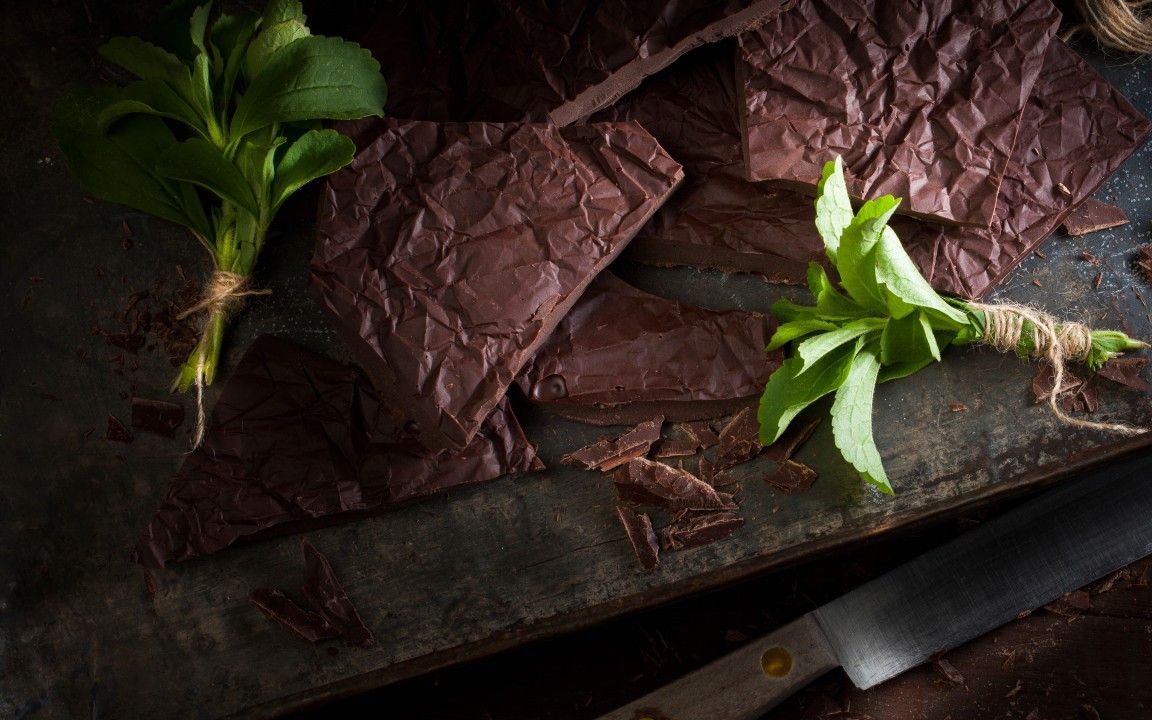 ⋗ Шоколад темный Barry Callebaut без сахара с диетическим волокном и Стевией 83,9%, 100 г купить в Украине ➛ CakeShop.com.ua, фото