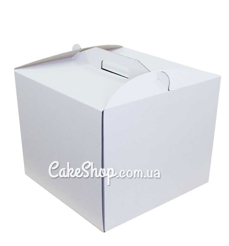 Коробка для торта Белая, 35х35х35 см - фото