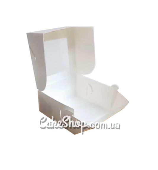 ⋗ Коробка для десертов с окном 10х9, 5х5 см, Белая купить в Украине ➛ CakeShop.com.ua, фото