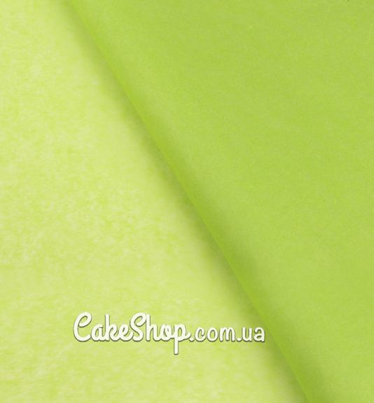 ⋗ Папір тішью LP салатовий 17г/м, 10 аркушів купити в Україні ➛ CakeShop.com.ua, фото