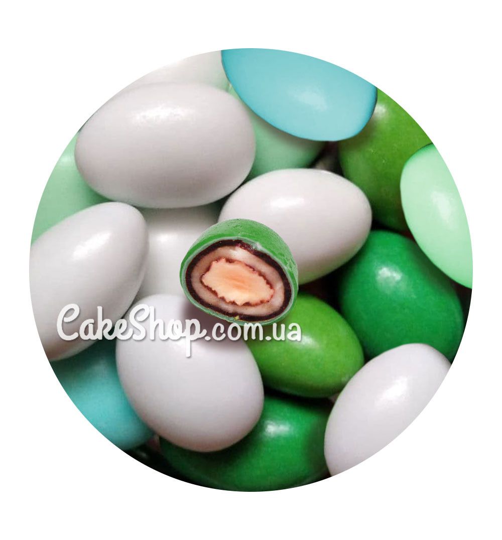 ⋗ Декор шоколадный Яйца (зеленый микс) купить в Украине ➛ CakeShop.com.ua, фото