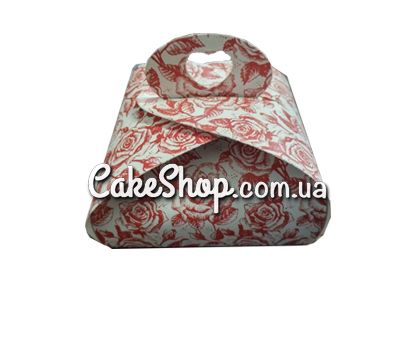 ⋗ Коробка бонбоньерка Розы красные, 7,5х3,5х1,8 см купить в Украине ➛ CakeShop.com.ua, фото