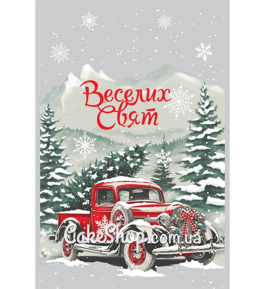 ⋗ Пакеты новогодние Веселих свят 20х30 см, 10 шт купить в Украине ➛ CakeShop.com.ua, фото