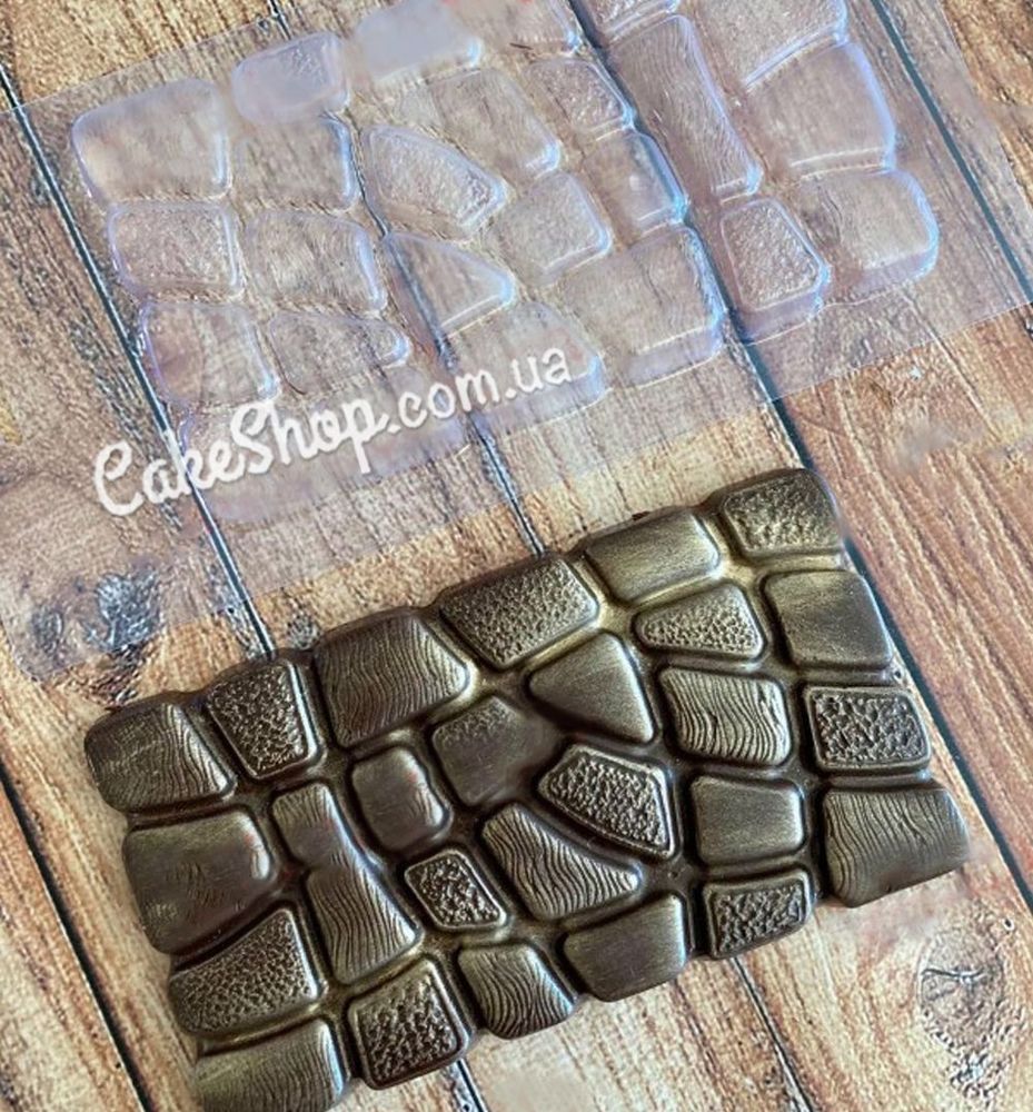 Пластиковая форма для шоколада плитка MAX FAN - фото