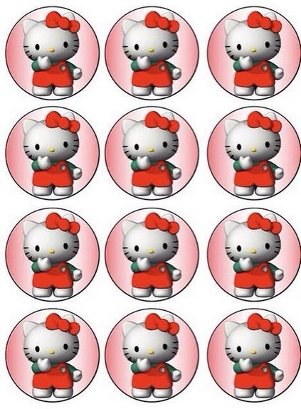 ⋗ Вафельна картинка для капкейків 16 купити в Україні ➛ CakeShop.com.ua, фото