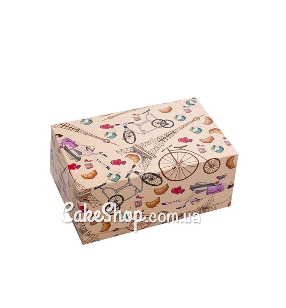 ⋗ Коробка на 2 кекси Paris, 18х12х8 см купити в Україні ➛ CakeShop.com.ua, фото