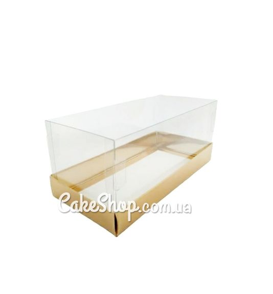 ⋗ Коробка Аквариум для кекса Золото, 20х10х9 см купить в Украине ➛ CakeShop.com.ua, фото